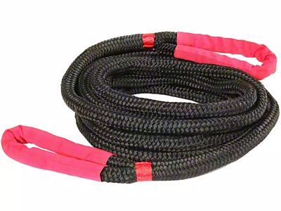 Rugged Ridge 7/8-Inch x 30-Foot Kinetic Recovery Rope; 7,500 lb.