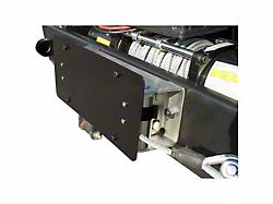 Rugged Ridge License Plate Mounting Bracket for Roller Fairleads