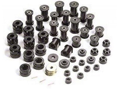 Rugged Ridge Polyurethane Suspension Bushing Kit; Black (87-95 Jeep Wrangler YJ)