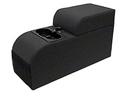 Rugged Ridge Locking Center Console; Black (76-95 Jeep CJ5, CJ7 & Wrangler YJ)