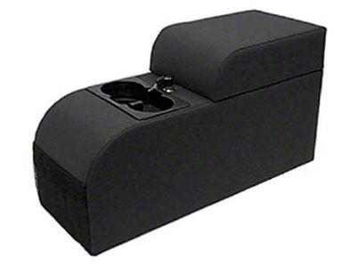 Rugged Ridge Locking Center Console; Black (76-95 Jeep CJ5, CJ7 & Wrangler YJ)