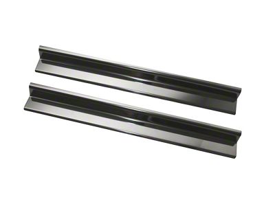 Rugged Ridge Door Entry Guards; Stainless Steel (07-18 Jeep Wrangler JK 2-Door)