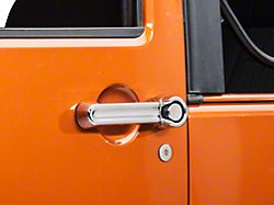 Rugged Ridge Door Handle Cover; Chrome (07-18 Jeep Wrangler JK)