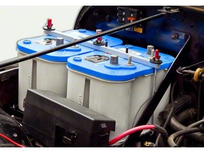 Rugged Ridge Dual Battery Tray (91-95 Jeep Wrangler YJ)