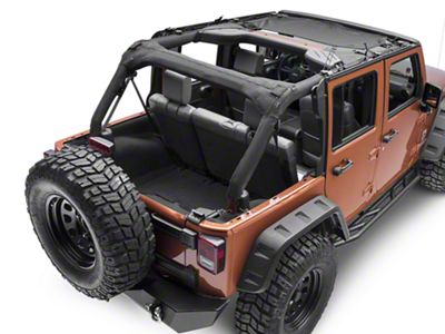 Rugged Ridge Eclipse Sun Shade; Black (07-18 Jeep Wrangler JK)