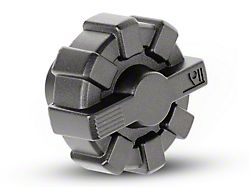 Rugged Ridge Elite Fuel Cap; Black Aluminum (01-18 Jeep Wrangler TJ & JK)