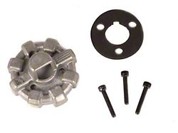 Rugged Ridge Elite Antenna Base; Raw Aluminum (07-23 Jeep Wrangler JK & JL)