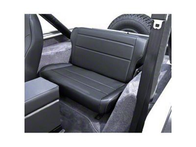 Rugged Ridge Fold and Tumble Rear Seat; Tan (87-95 Jeep Wrangler YJ)