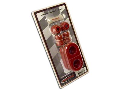 Rugged Ridge 30.5mm Front Sway Bar Busking Kit; Red (97-06 Jeep Wrangler TJ)