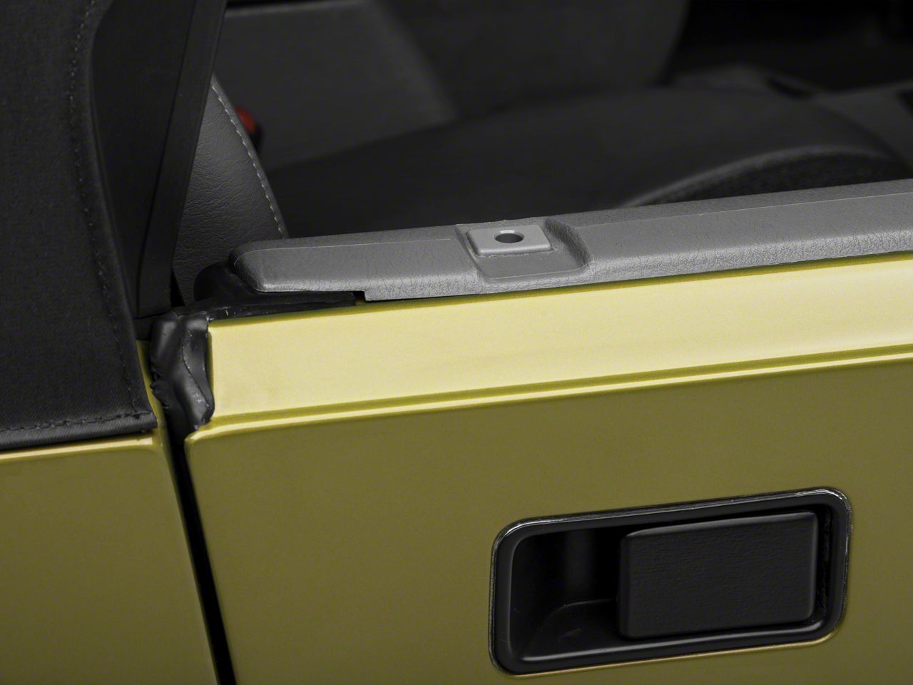 Rugged Ridge Half Door Insert Bushing; Gray (87-06 Jeep Wrangler YJ \u0026 TJ), image size:1280x960