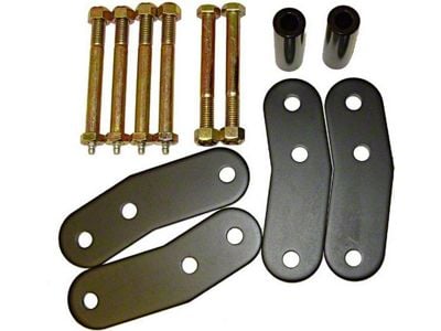 Rugged Ridge 1-Inch HD Rear Leaf Spring Lift Shackles (87-95 Jeep Wrangler YJ)