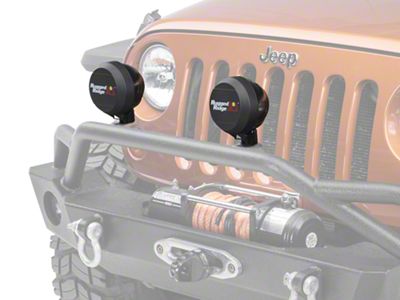 Rugged Ridge 5-Inch HID Off-Road Light Cover; Black