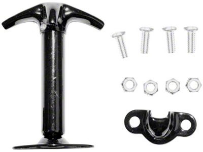 Rugged Ridge Hood Catches; Black (87-95 Jeep Wrangler YJ)