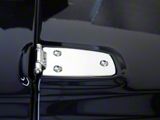 Rugged Ridge Hood Hinges; Stainless Steel (97-06 Jeep Wrangler TJ)