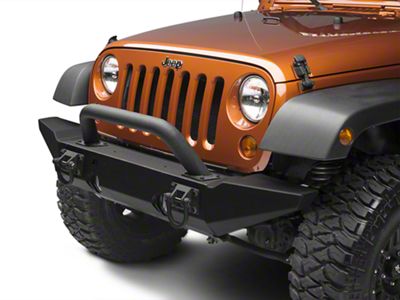 Rugged Ridge Over-Rider Hoop for Rugged Ridge XHD Front Bumpers Only; Textured Black