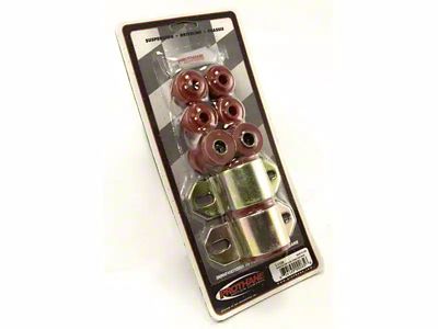 Rugged Ridge 23mm Front Sway Bar Bushing Kit; Red (84-01 Jeep Cherokee XJ)