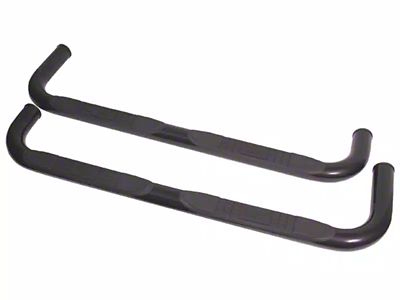 Rugged Ridge 3-Inch Round Side Step Bars; Black (84-01 Jeep Cherokee XJ)