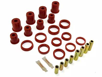Rugged Ridge Control Arm Bushing Kit; Red (84-01 Jeep Cherokee XJ)