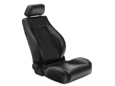 Rugged Ridge XHD Ultra Reclining Front Seat; Black (84-01 Jeep Cherokee XJ)