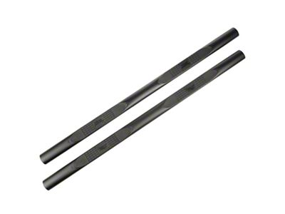 Rugged Ridge 4-Inch Oval Side Step Bars; Textured Black (20-25 Jeep Gladiator JT)