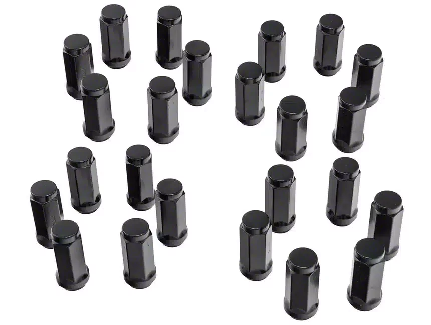 Rugged Ridge Jeep Gladiator 6Spline Lug Nut Kit; M14x1.50; Set of 24