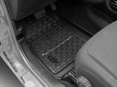 Rugged Ridge All-Terrain Front and Rear Floor Liners; Black (20-25 Jeep Gladiator JT)