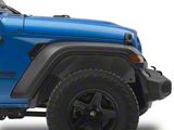 Rugged Ridge Aluminum Front Inner Fender Liners; Black (20-26 Jeep Gladiator JT)