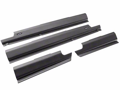Rugged Ridge Body Armor Rocker Guards; Black (20-25 Jeep Gladiator JT)