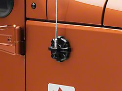 Rugged Ridge Elite Antenna Base; Black (20-23 Jeep Gladiator JT)