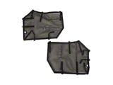 Rugged Ridge Fortis Front Tube Door Covers; Black (20-25 Jeep Gladiator JT)