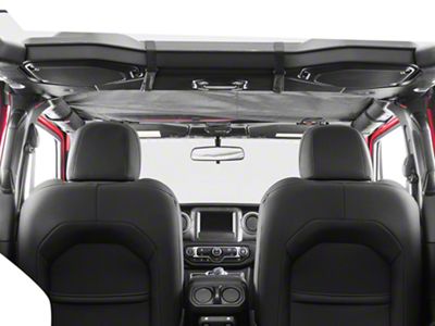 Rugged Ridge Front Eclipse Sun Shade; Black (20-25 Jeep Gladiator JT)
