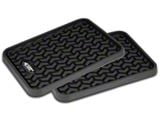 Rugged Ridge All-Terrain Rear Floor Liners; Black (20-26 Jeep Gladiator JT)