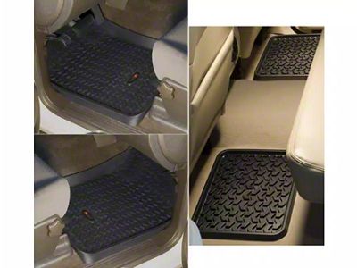 Rugged Ridge All-Terrain Front and Rear Floor Liners; Tan (05-10 Jeep Grand Cherokee WK)
