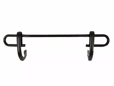 Rugged Ridge Double Tube Rear Bumper Guard; Gloss Black (11-21 Jeep Grand Cherokee WK2, Excluding SRT, Summit & Trailhawk)