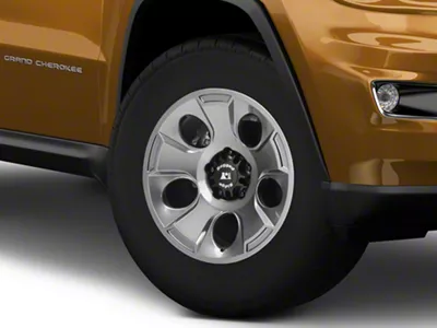Rugged Ridge Drakon Gunmetal Gray Wheel; 18x9; -12mm Offset (11-21 Jeep Grand Cherokee WK2)
