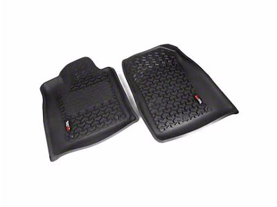 Rugged Ridge All-Terrain Front Floor Liners; Black (15-23 Jeep Renegade BU)