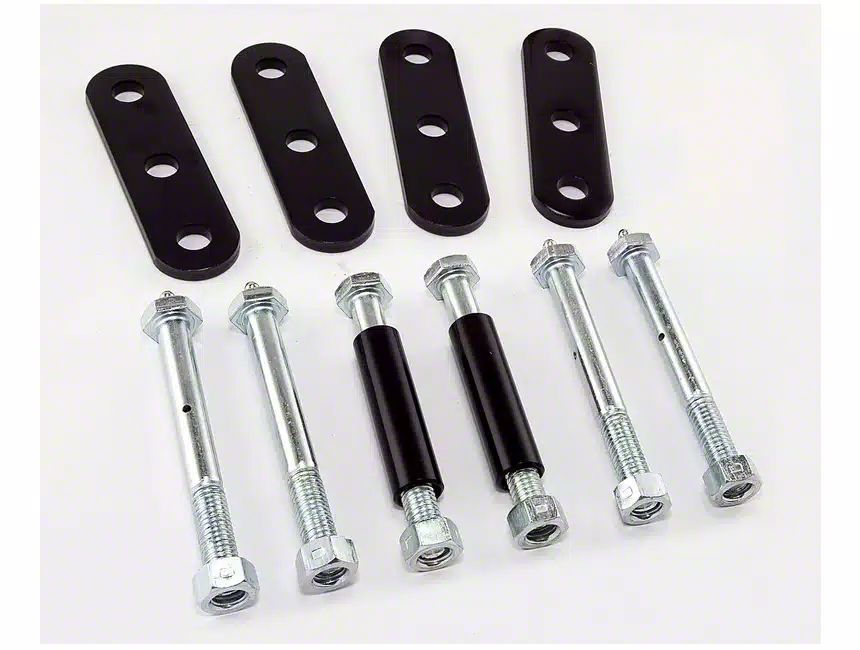 Rugged Ridge Jeep Wrangler 1Inch HD Rear Leaf Spring Lift Shackles 18265.10 (7686 Jeep CJ7