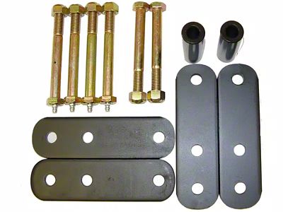 Rugged Ridge 1-Inch Leaf Spring Shackle Kit (87-95 Jeep Wrangler YJ)