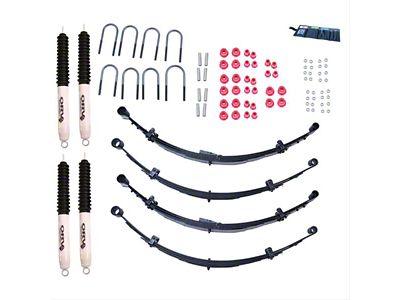 Rugged Ridge 4-Inch Suspension Lift Kit with Shocks (76-86 Jeep CJ5 & CJ7)