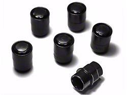 Rugged Ridge 5-Piece Wheel Lock Set; Black (76-18 Jeep CJ7, Wrangler YJ, TJ & JK)