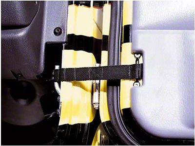 Rugged Ridge Adjustable Door Straps (76-06 Jeep CJ7, Wrangler YJ & TJ)