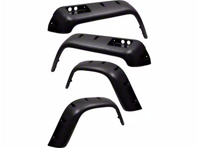 Rugged Ridge All-Terrain Fender Flares; 4.75-Inch (76-86 Jeep CJ7)