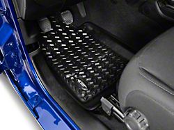 Rugged Ridge All-Terrain Front and Rear Floor Liners; Black (18-25 Jeep Wrangler JL 2-Door, Excluding 4xe)