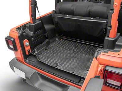 Rugged Ridge All Terrain Full Cargo Liner; Black (18-25 Jeep Wrangler JL 2-Door, Excluding 4xe)