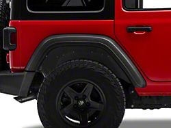 Rugged Ridge Aluminum Rear Inner Fender Liners; Black (18-25 Jeep Wrangler JL)