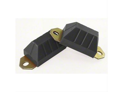 Rugged Ridge Axle Snubber Kit; Black (76-86 Jeep CJ7)