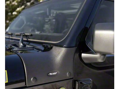 Rugged Ridge Body Armor Cowl Guard; Black (18-25 Jeep Wrangler JL)