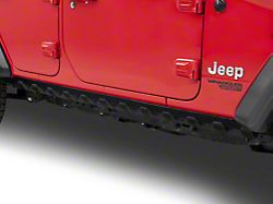 Rugged Ridge Body Armor Rocker Guards; Black (18-25 Jeep Wrangler JL 4-Door)