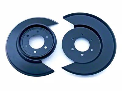 Rugged Ridge Brake Dust Shield; Black (77-78 Jeep CJ7)