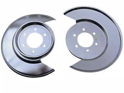 Rugged Ridge Brake Dust Shield; Stainless Steel (77-78 Jeep CJ7)